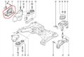 Подушка двигуна Renault Trafic 2.0 dci 07 ->11 Оригінал б/у 8200378211