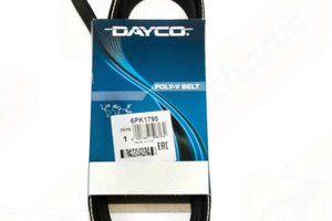 Ремінь генератора Renault Trafic 1.9 dci 01- (+AC) Dayco DAY6PK1795