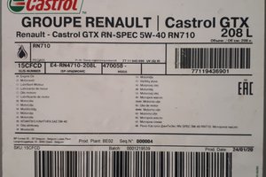 Моторна олива Castrol GTX RN 5W-40 RN710 7711658109