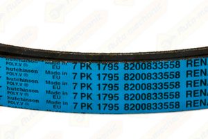 Комплект натягувач + ролик + ремінь Renault Trafic II 2006->2014 2.5dCi — Nissan (Оригінал) - 11720-00Q4C